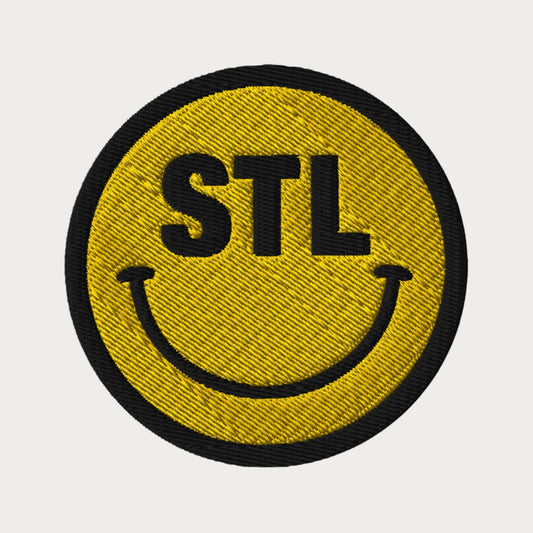 STL Smiley Embroidered patch