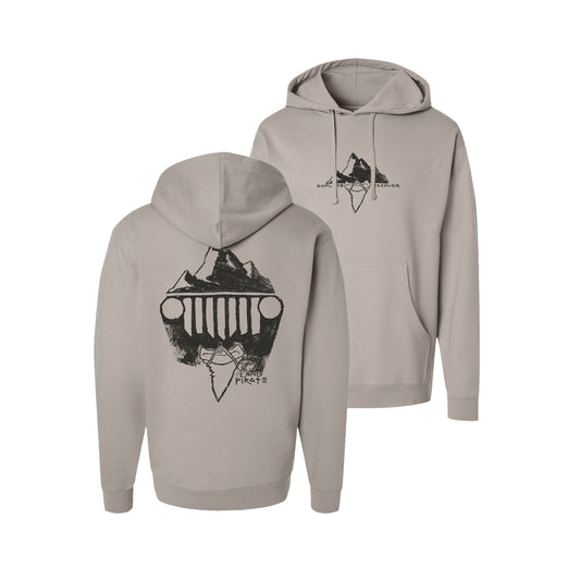 the 'Explorer' hoodie