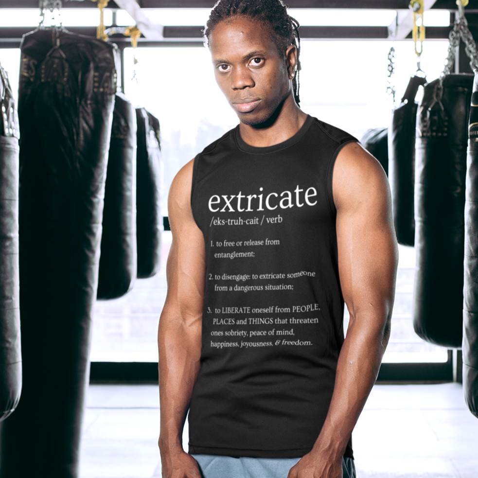 Mens Recovery Tank | Inspiring Sobriety |  Extricate Definition