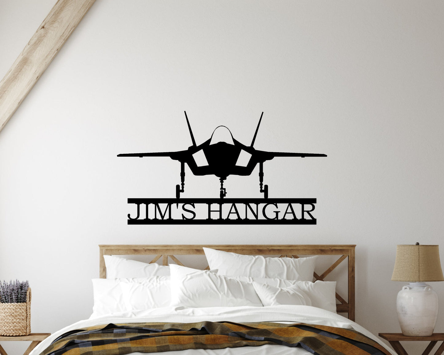 F-35 Fighter Jet Personalized Metal Sign