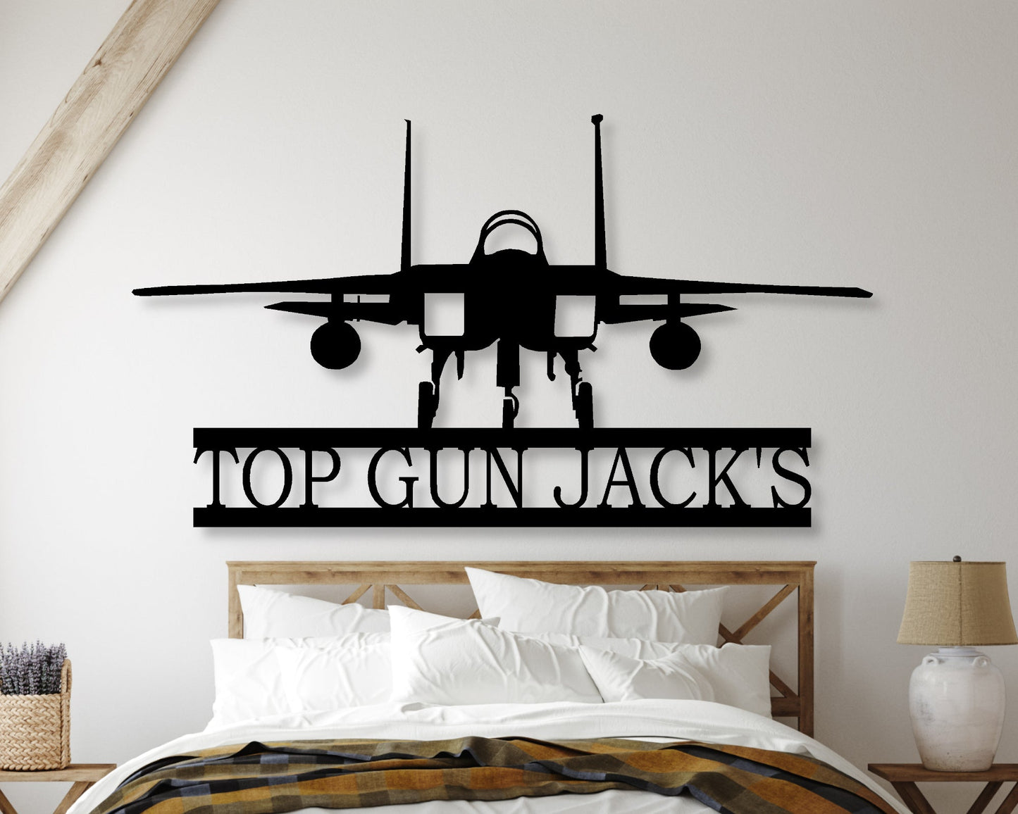 F-15 Fighter Jet Personalized Metal Sign