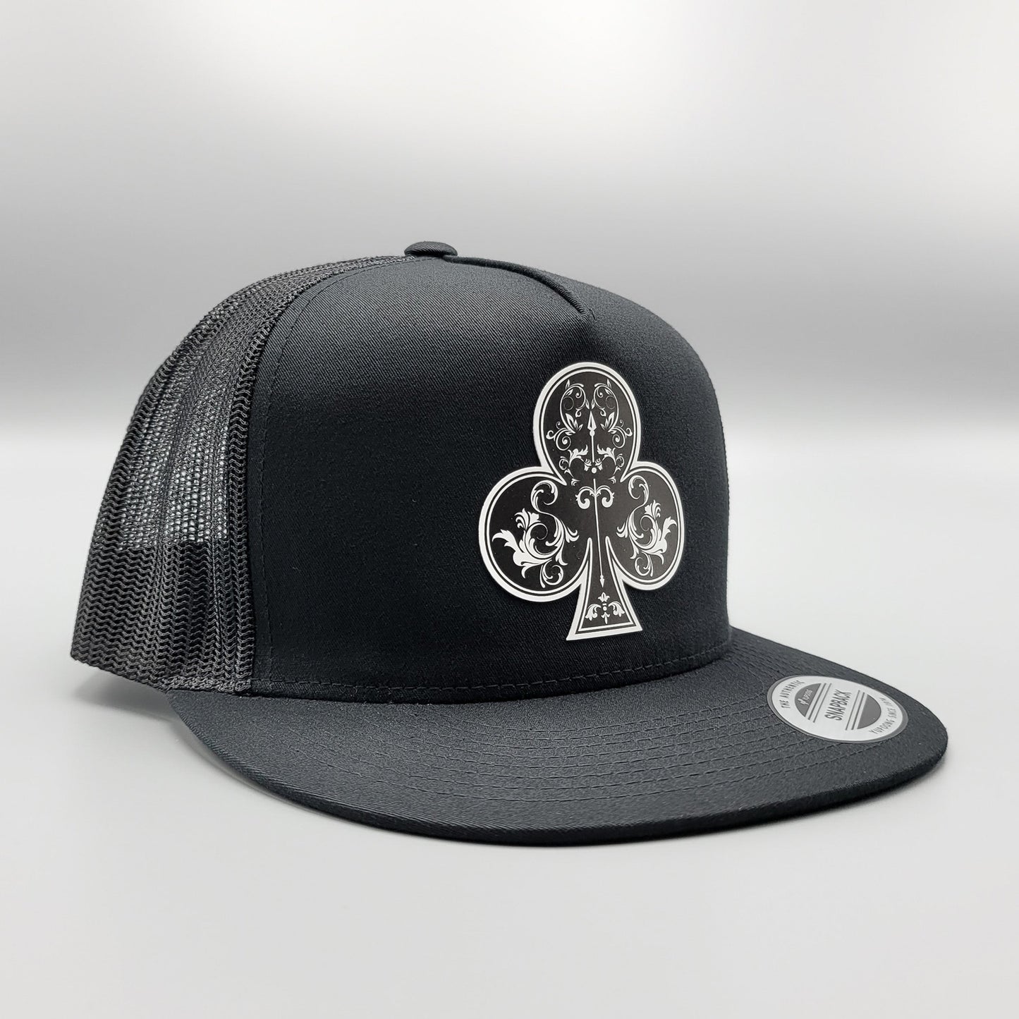 Ace of Clubs Texas Holdem PokerBlackjack Trucker Hat