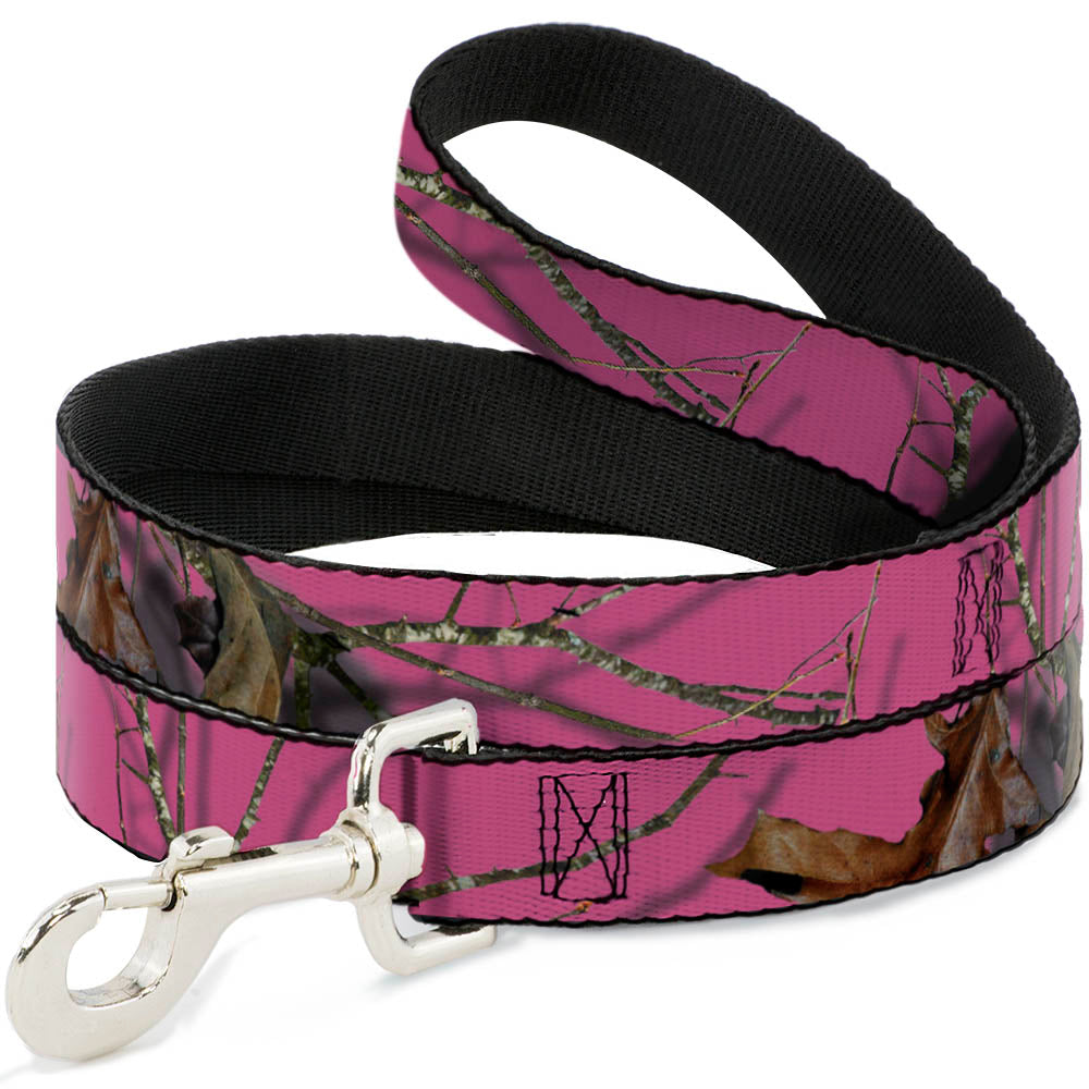 Dog Leash - Mossy Oak Country Roots Camo Fuchsia