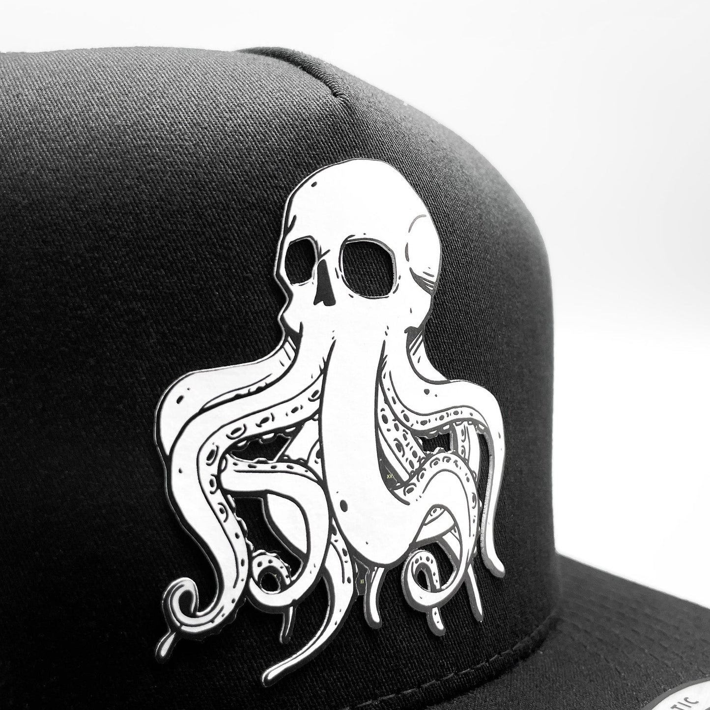 Octopus Kraken Skull Retro Trucker