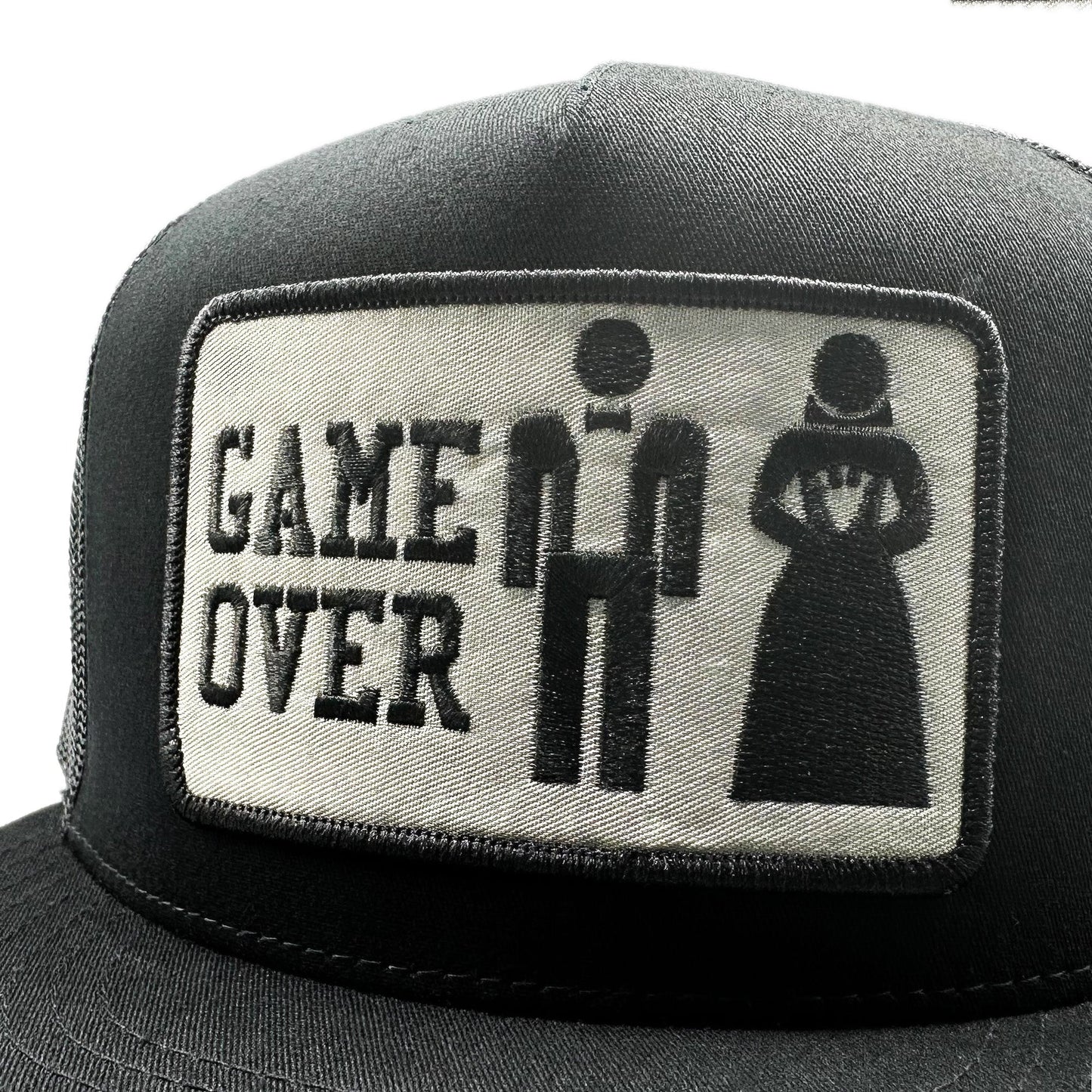 Game Over Funny Bride & Groom Marriage Trucker