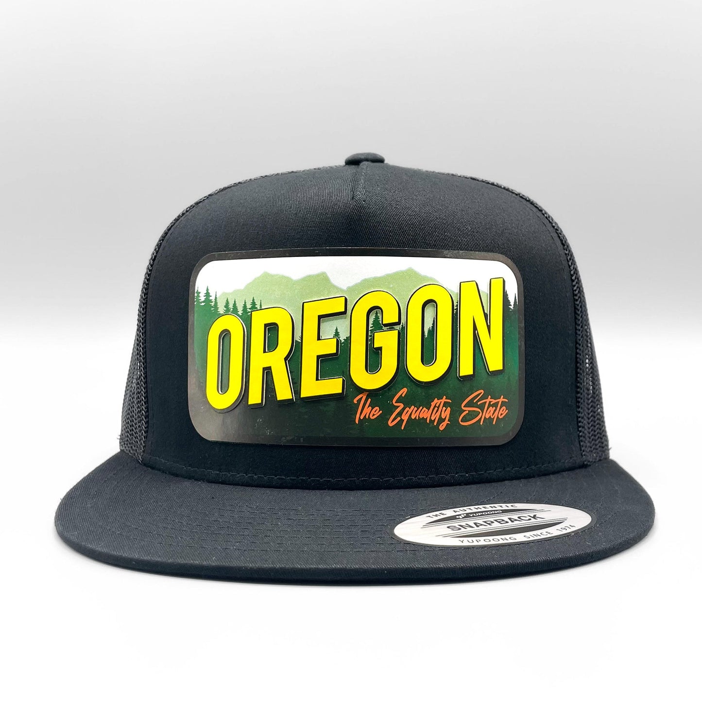 Oregon Ducks State Retro Trucker Hat