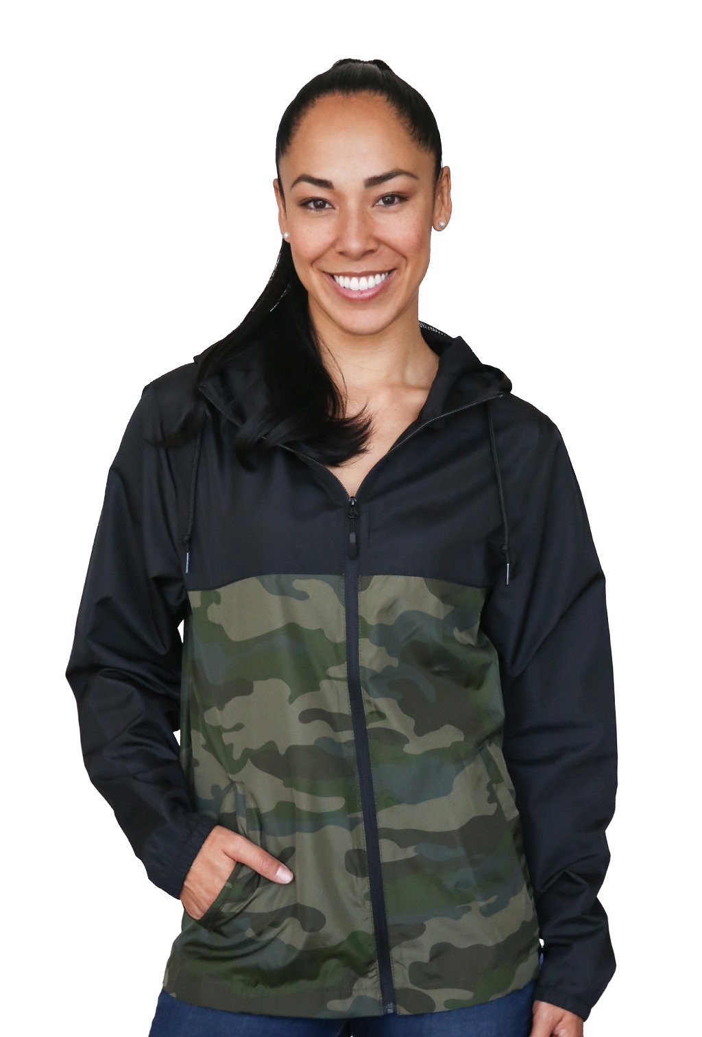 Dryflip Windbreaker (Black/Camo)