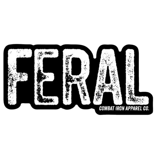 FERAL Distressed Decal