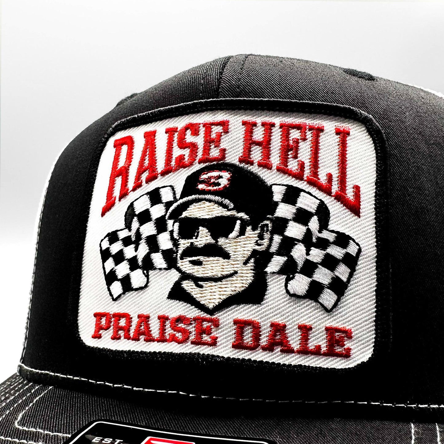 Raise Hell, Praise Dale Earnhardt Sr. "Vintage Truckers Original" Trucker Hat