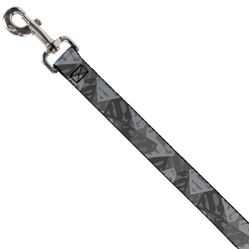 Dog Leash - Superman Shield Camouflage Grays