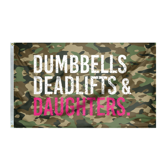 Triple D (Dads With Daughters) Flag  (Camo)