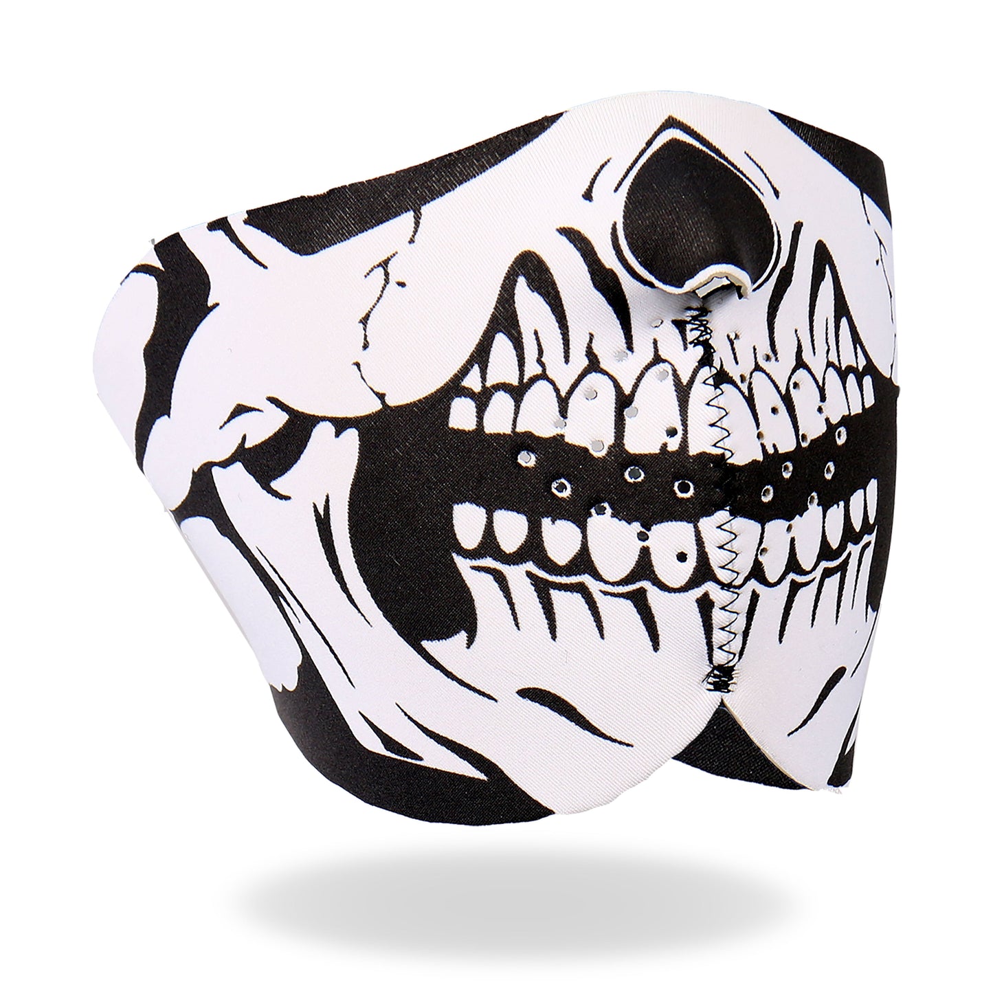 Hot Leathers FMB1002  Neoprene Skull 1/2 Face Mask