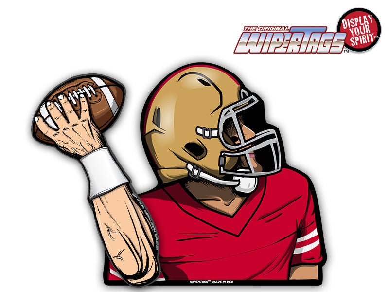 Football Quarterback WiperTags (various teams)