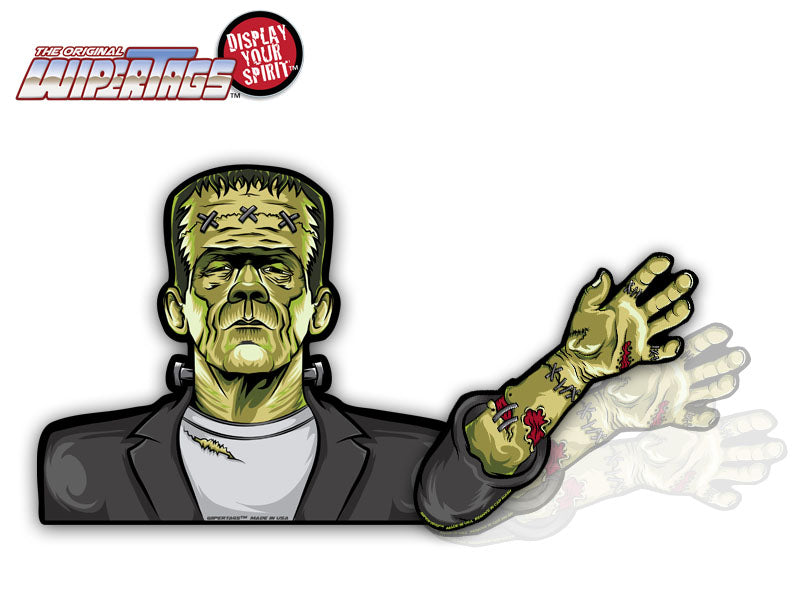 Frankenstein Waving WiperTag with Decal