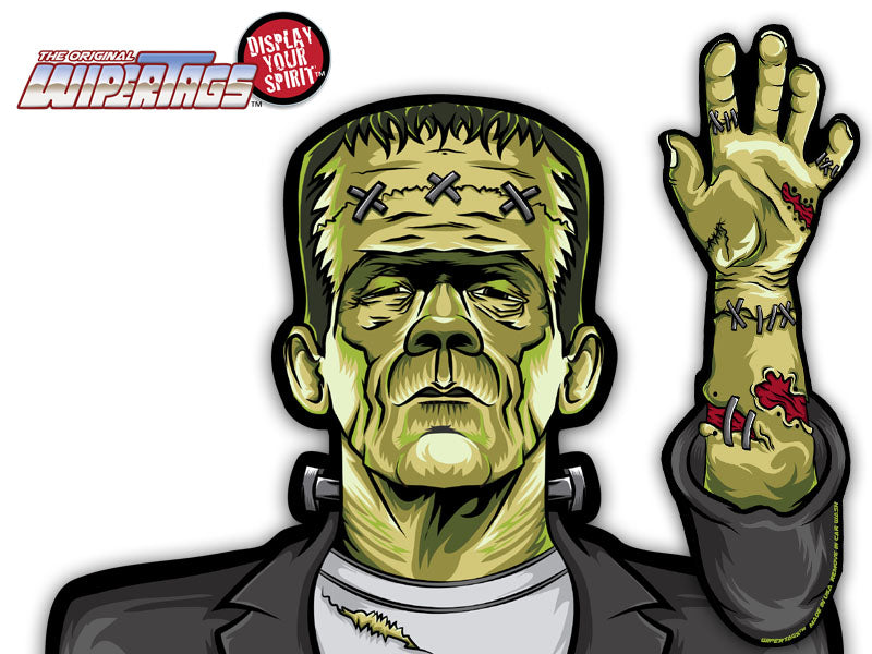 Frankenstein Waving WiperTag with Decal