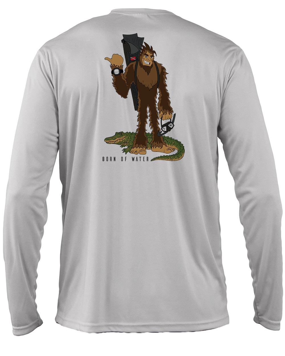 Freediving Sasquatch Skunk Ape UV UPF+ 50 Shirt