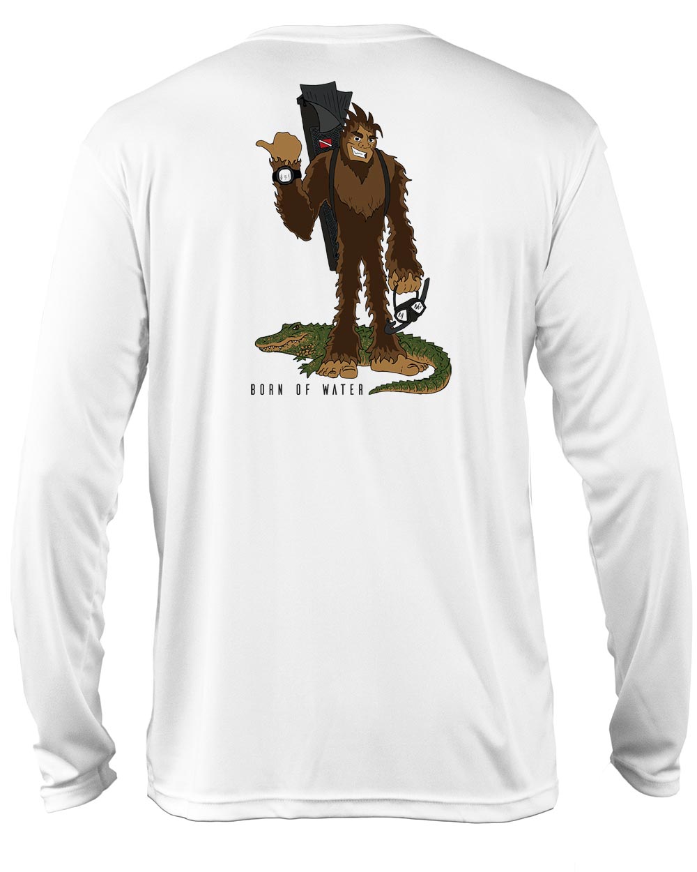 Freediving Sasquatch Skunk Ape UV UPF+ 50 Shirt