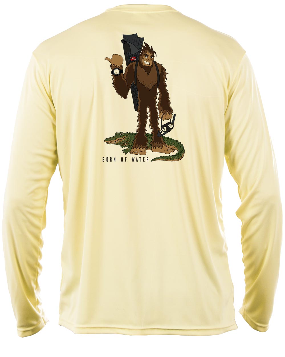 Freediving Sasquatch Skunk Ape UV UPF+ 50 Shirt