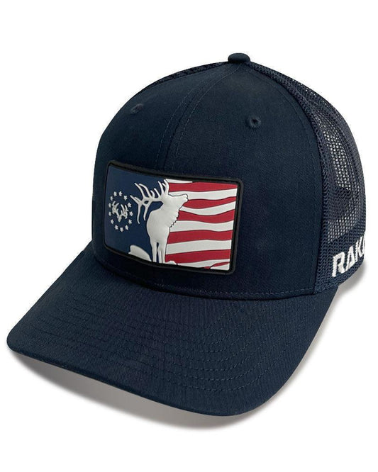 Freedom Elk PVC Patch Trucker Hat