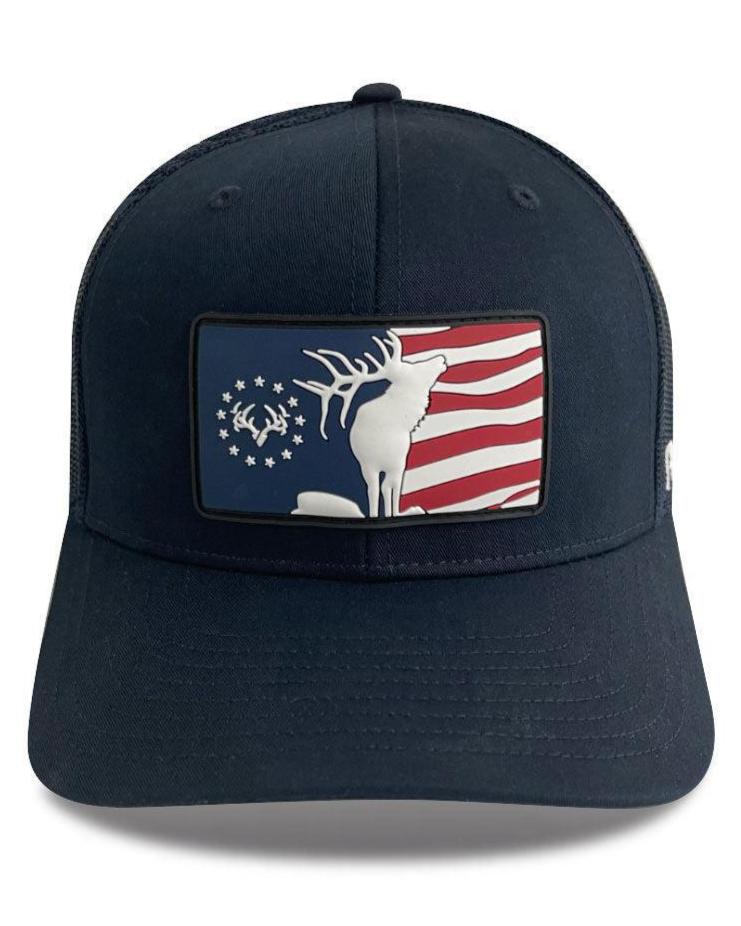 Freedom Elk PVC Patch Trucker Hat