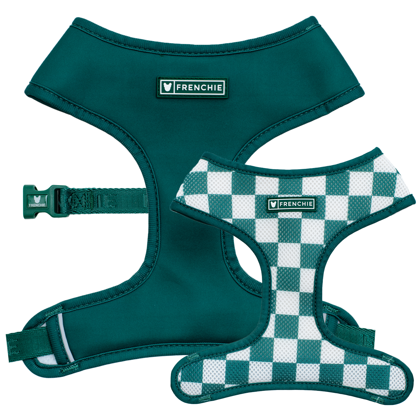 Frenchie Duo Reversible Harness - Emerald City