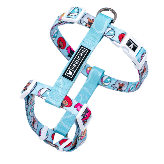 Frenchie Strap Harness - Pool Party