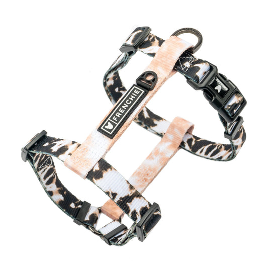 Frenchie Strap Harness - Earthy Tie Dye