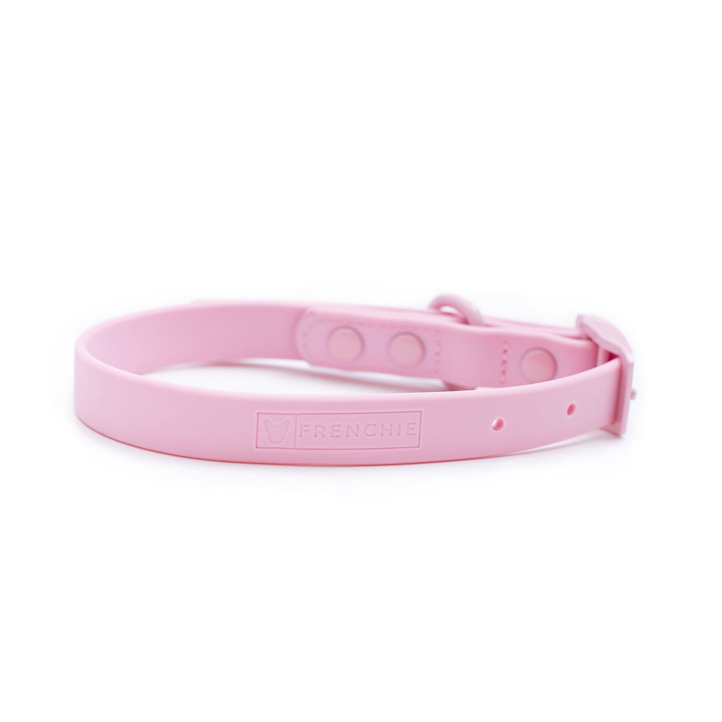 Frenchie Waterproof Collar - Pink Bubblegum