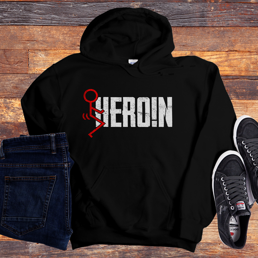 Recovery Hoodie | Inspiring Sobriety |  F#CK Hero!n