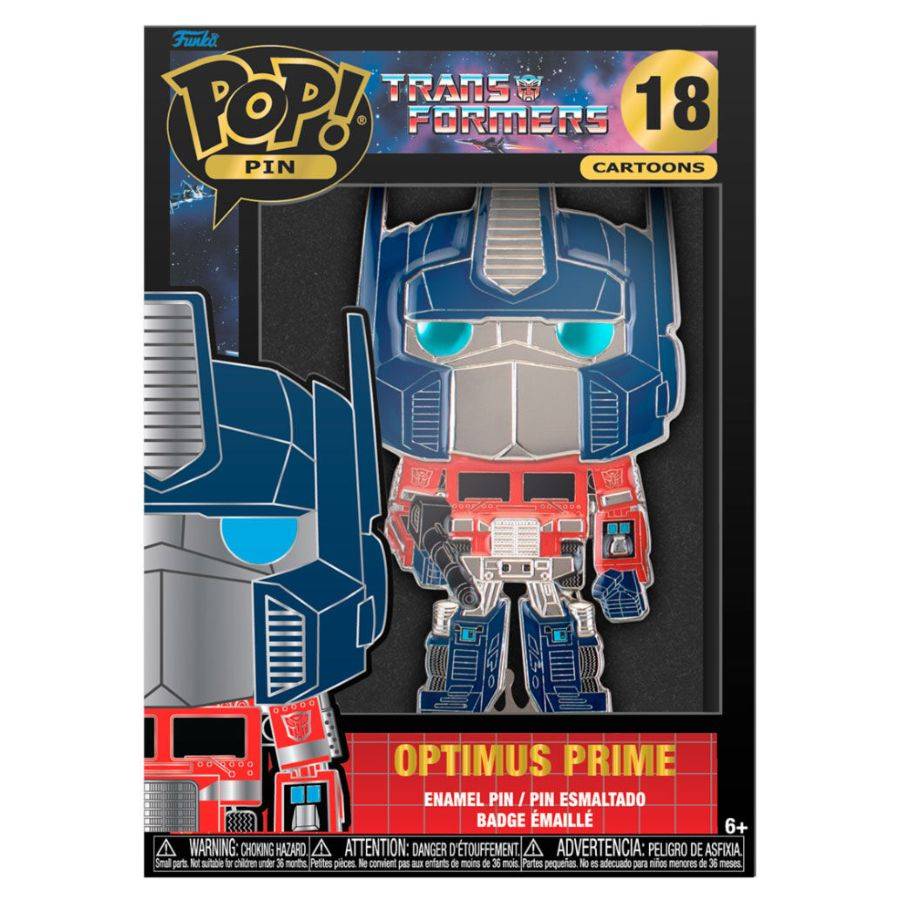 Funko Pop! Sized Pins: Transformers - Optimus Prime Pin