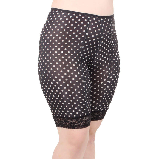 Fusion Moisture Wicking Anti Chafing Shortlette Slipshort 9" | Dots