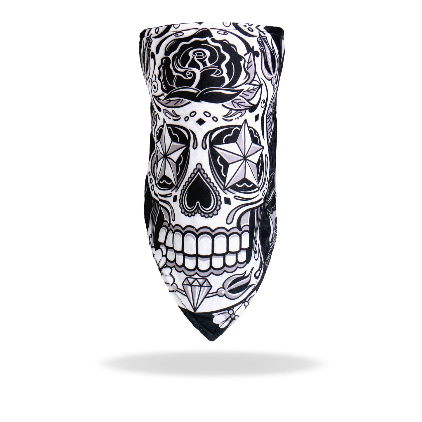 Hot Leathers FWC1002 Sugar Skull Face Wrap Neck Warmer