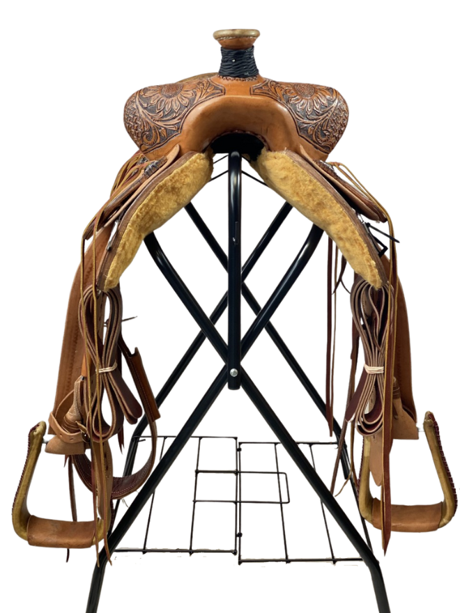 Lightweight Folding Saddle Rack