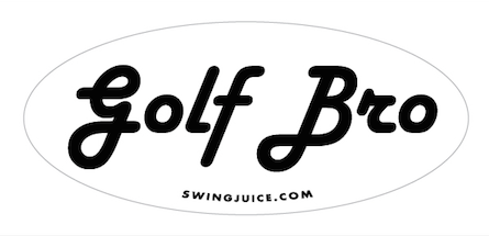 Golf Bro Sticker White O/S