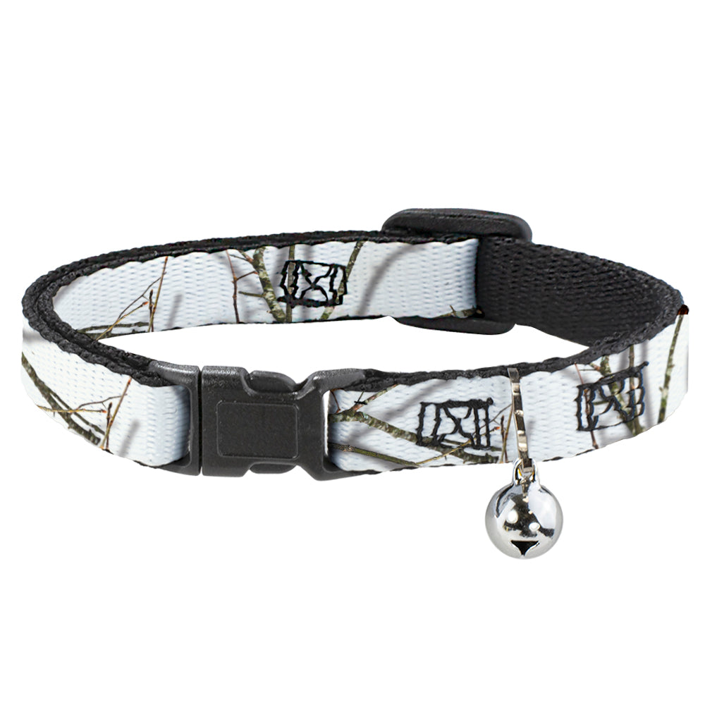 Cat Collar Breakaway - Mossy Oak Country Roots Snowdrift Camo White