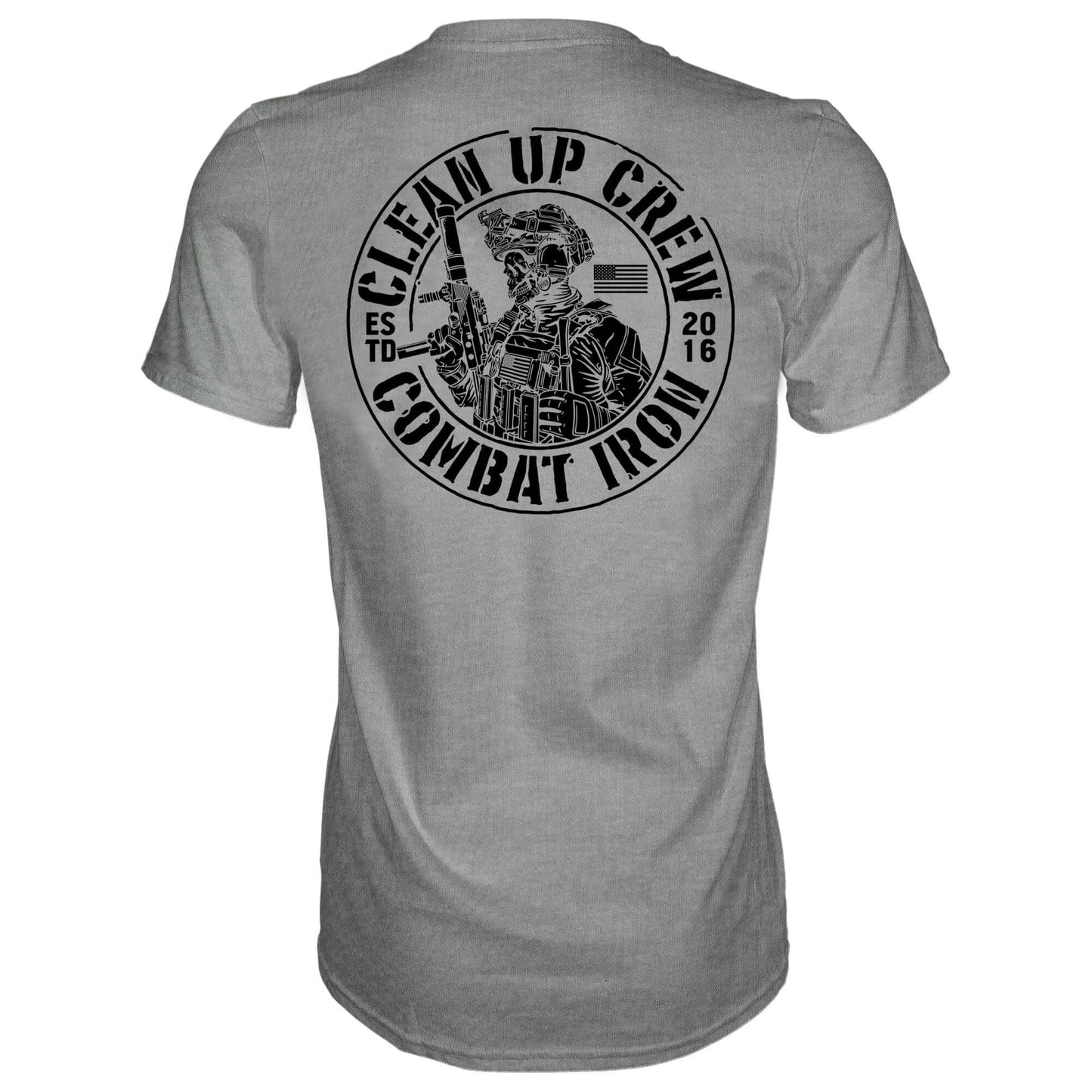 Clean up Crew Operator Skull Men's T-Shirt