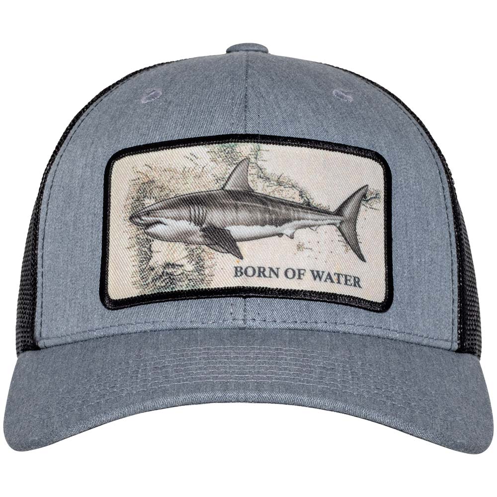 Great White Shark Patch Hat