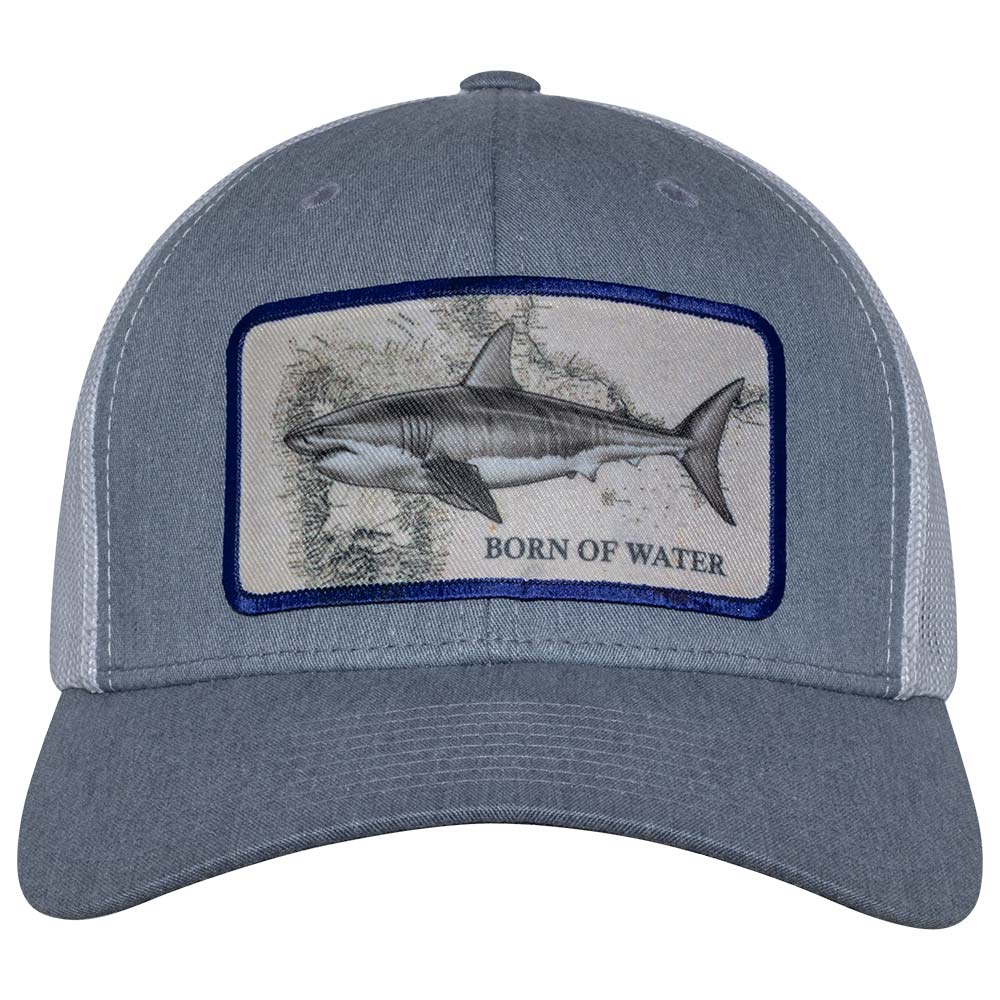 Great White Shark Patch Hat