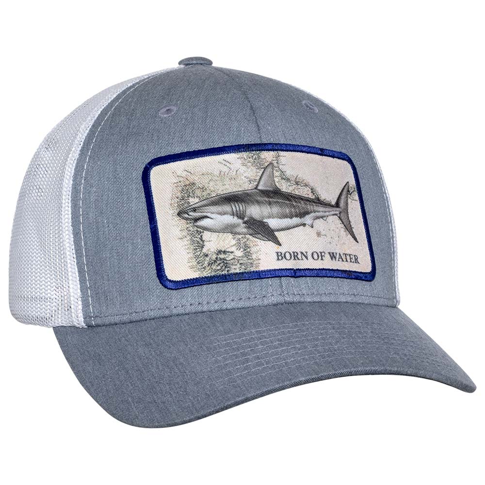 Great White Shark Patch Hat