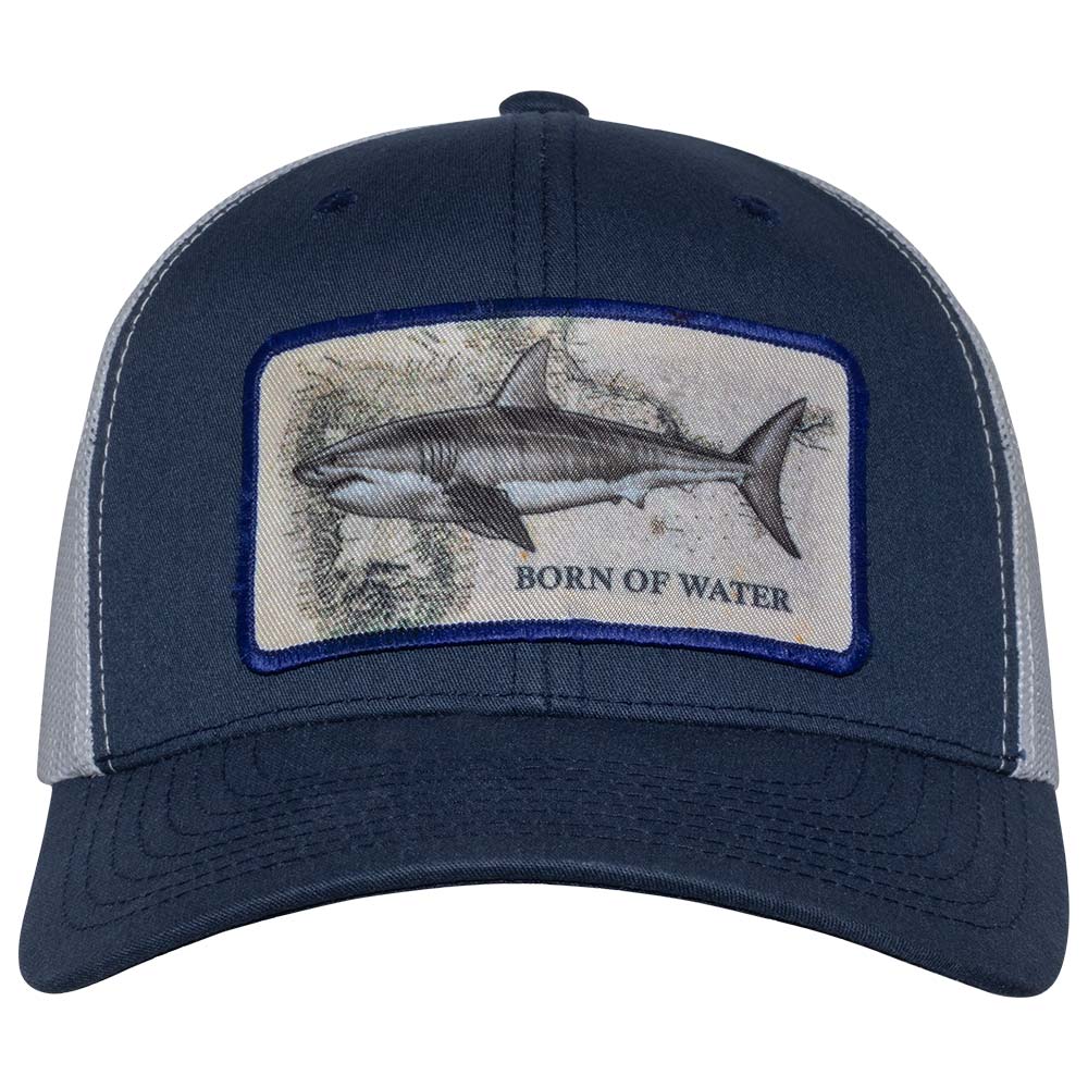 Great White Shark Patch Hat