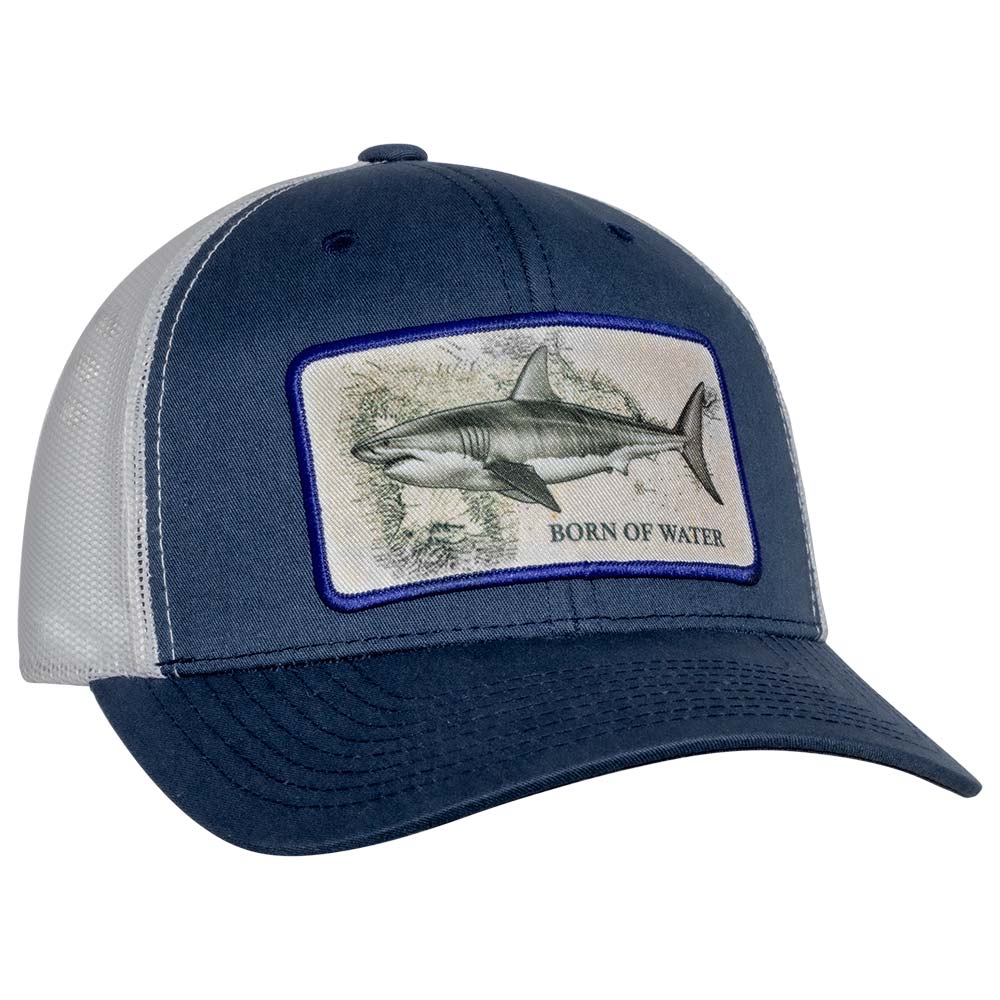 Great White Shark Patch Hat