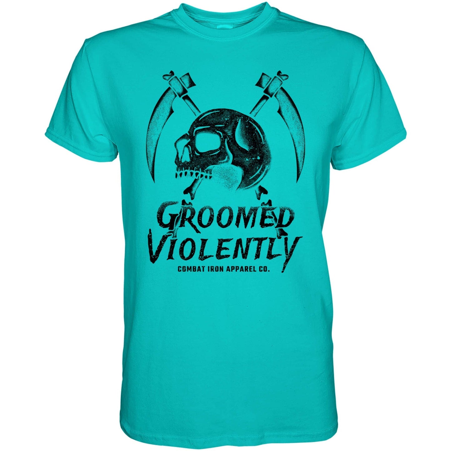 Groomed Violently Skull Men's T-Shirt