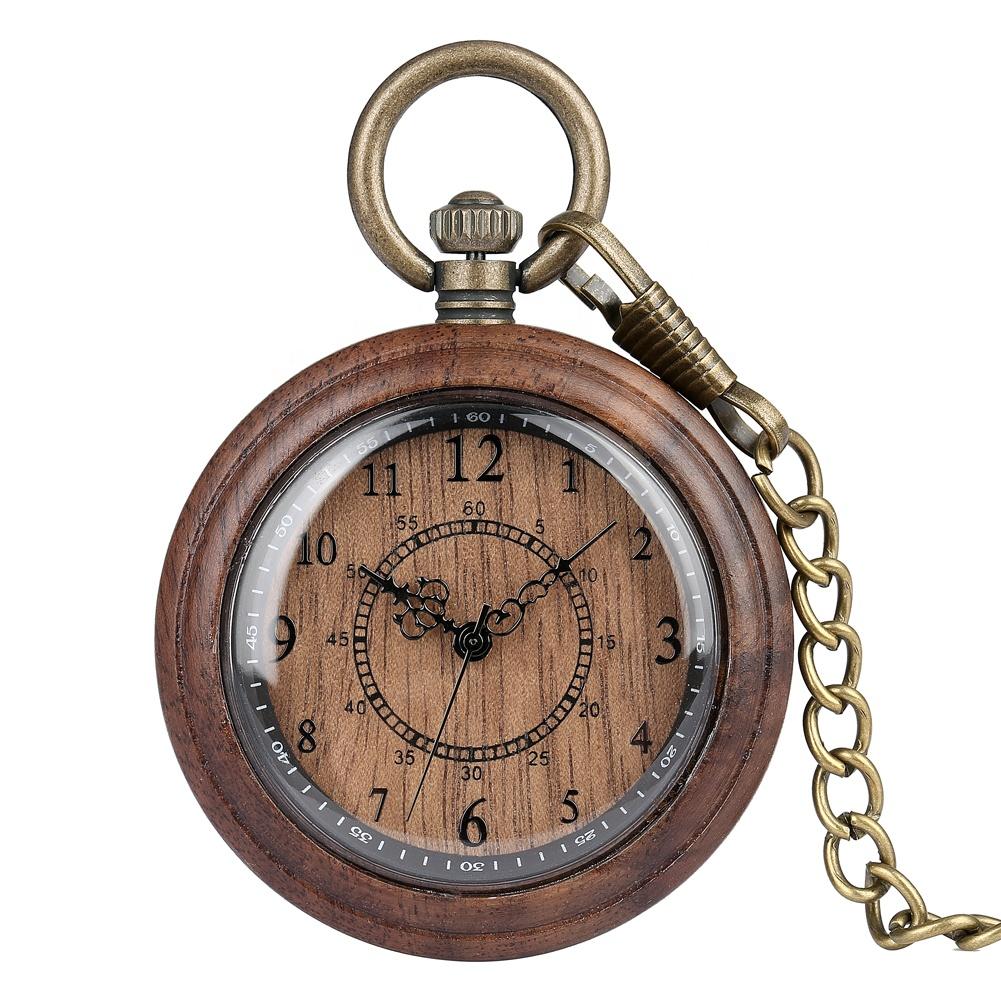 Groomsmen Set of 10 Wooden Pocket Watch | Clasico