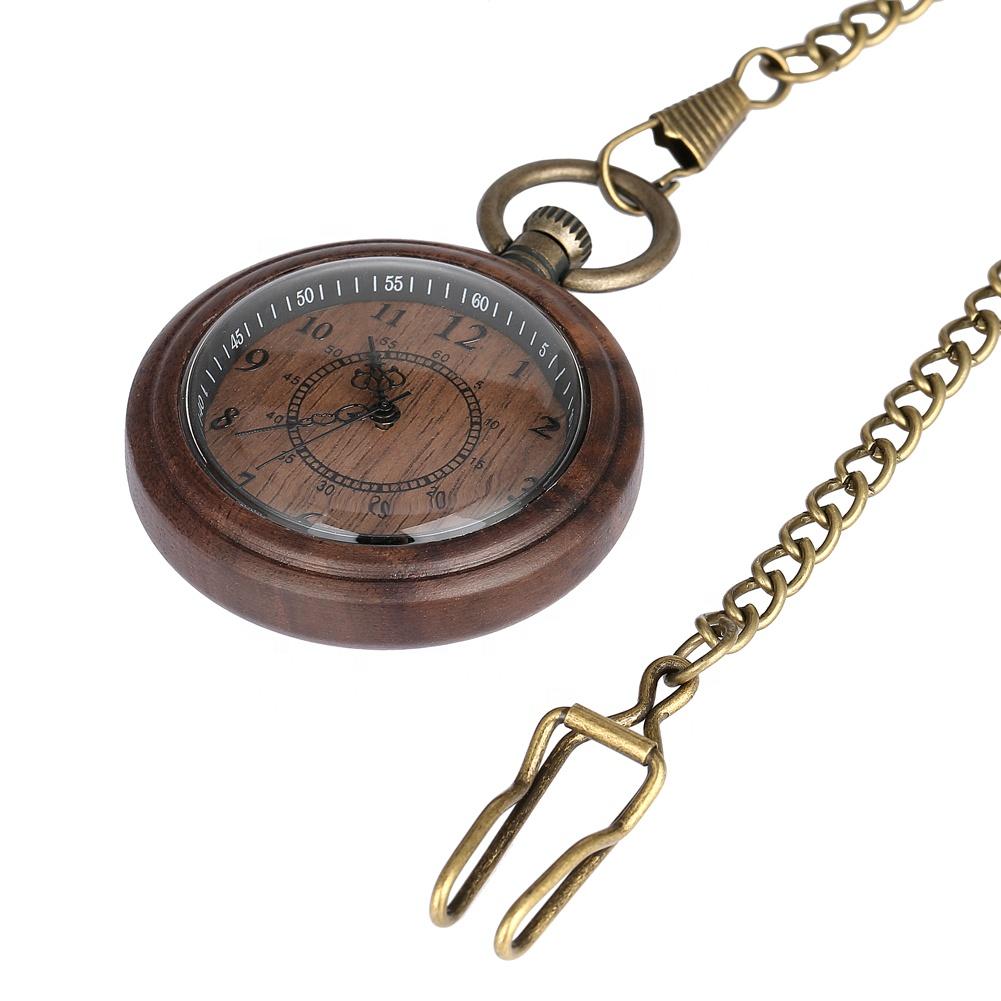 Groomsmen Set of 10 Wooden Pocket Watch | Clasico