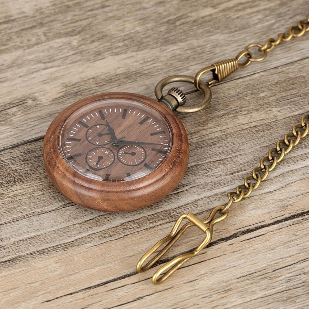 Groomsmen Set of 10 Wooden Pocket Watch | Perfecto