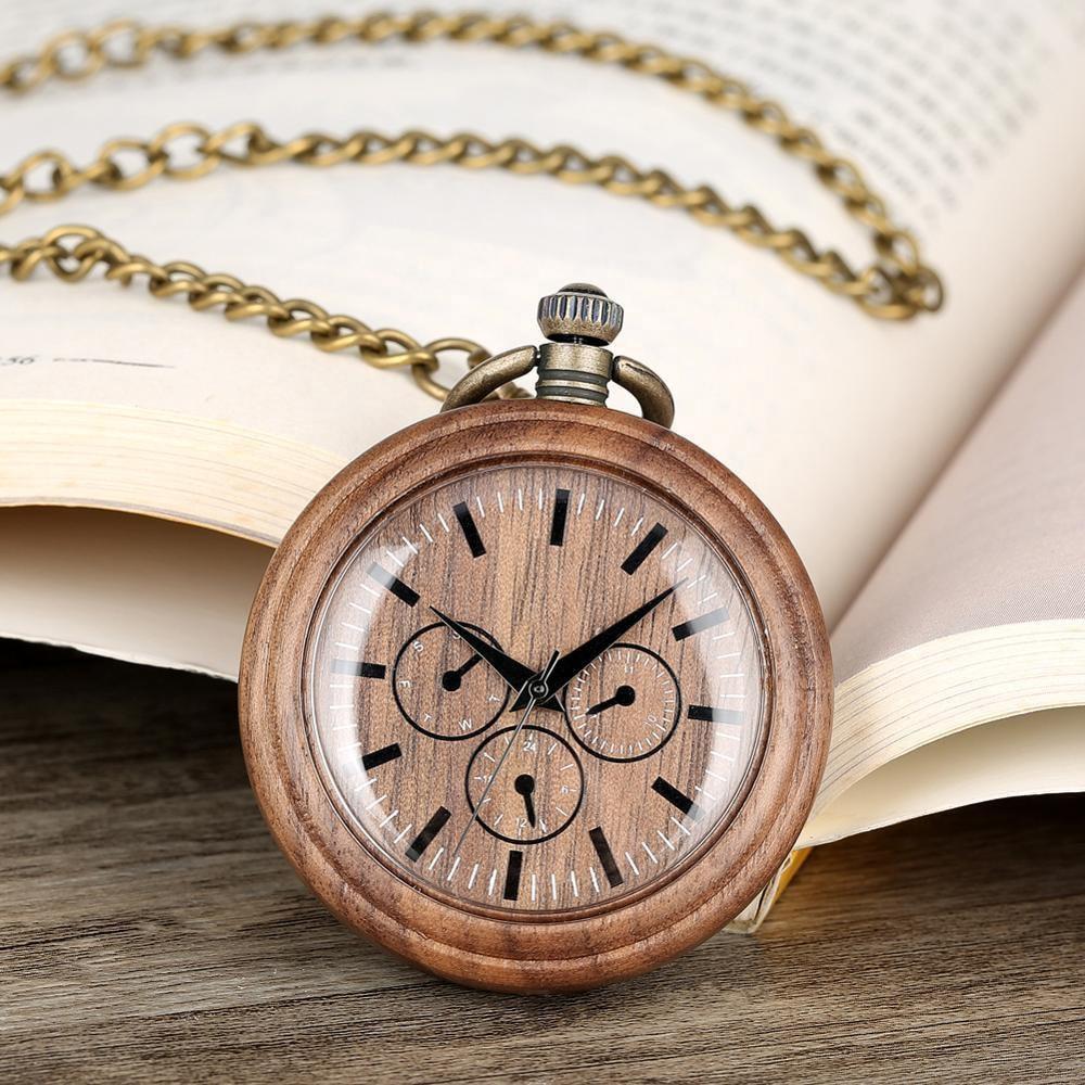 Groomsmen Set of 10 Wooden Pocket Watch | Perfecto