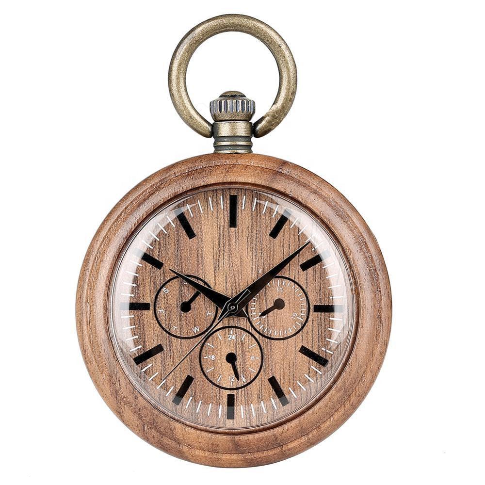 Groomsmen Set of 10 Wooden Pocket Watch | Perfecto