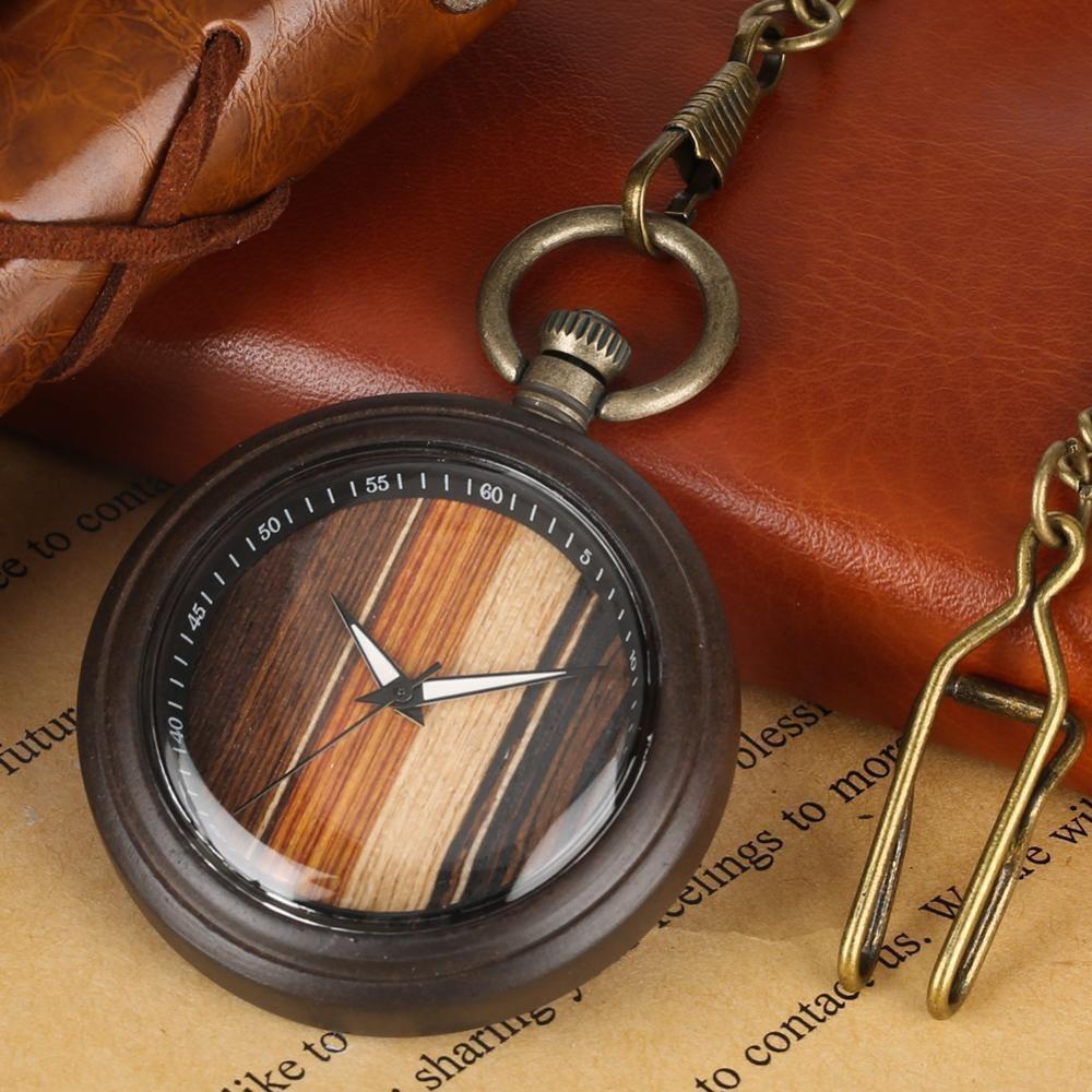 Groomsmen Set of 10 Wooden Pocket Watch | Valor