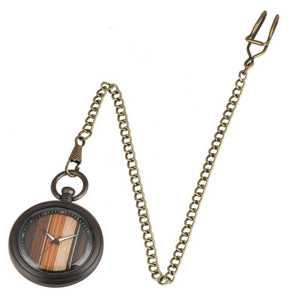 Groomsmen Set of 10 Wooden Pocket Watch | Valor