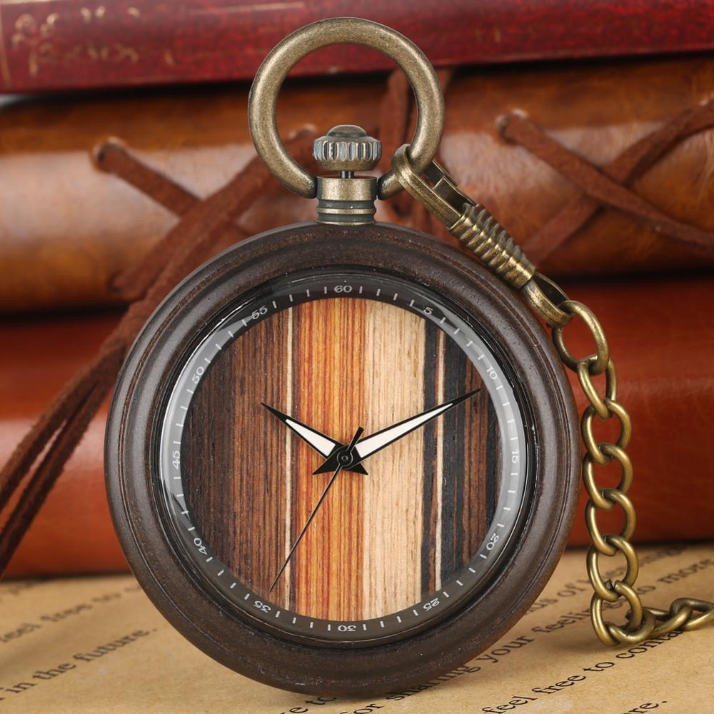 Groomsmen Set of 10 Wooden Pocket Watch | Valor